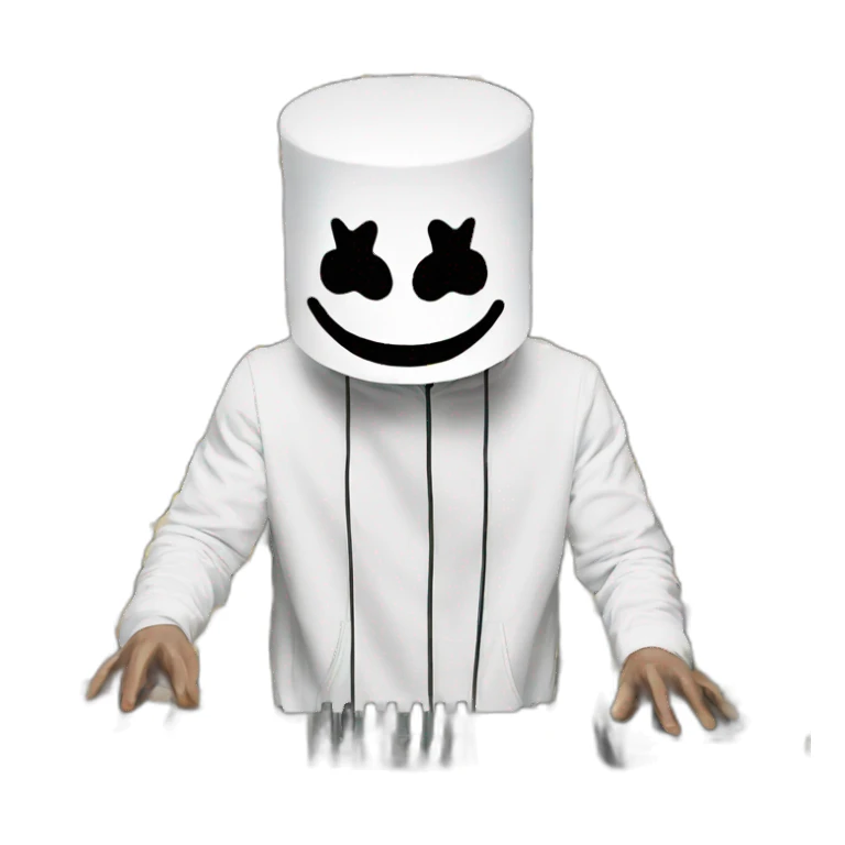 Marshmello DJ playing live sticker