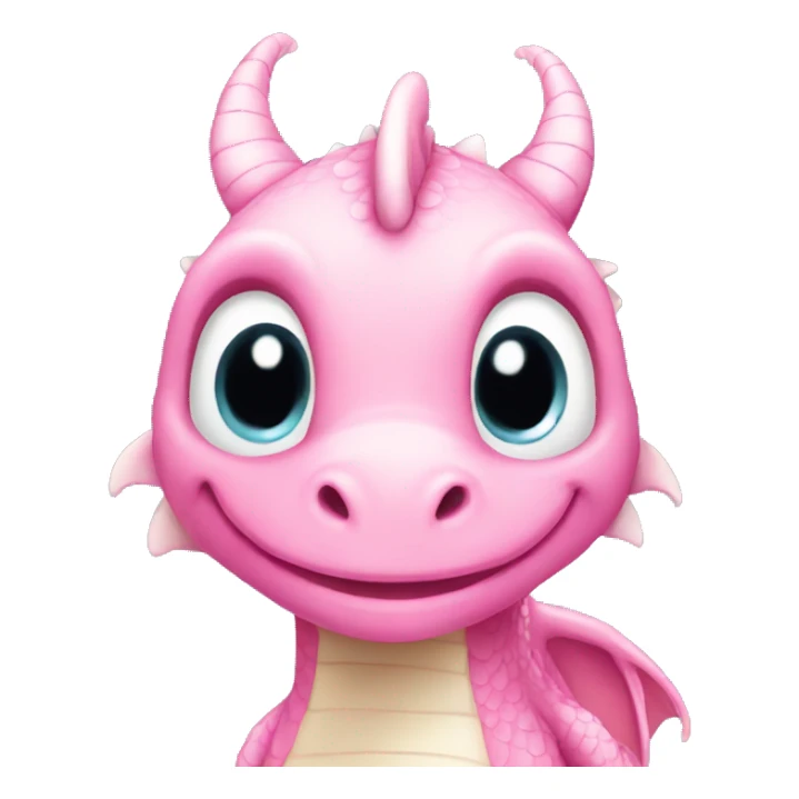 Simple Baby Pink Dragon sticker
