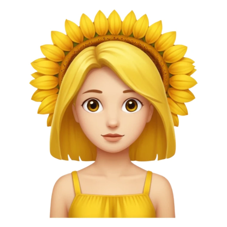 Aveja sacando néctar de un girasol sticker