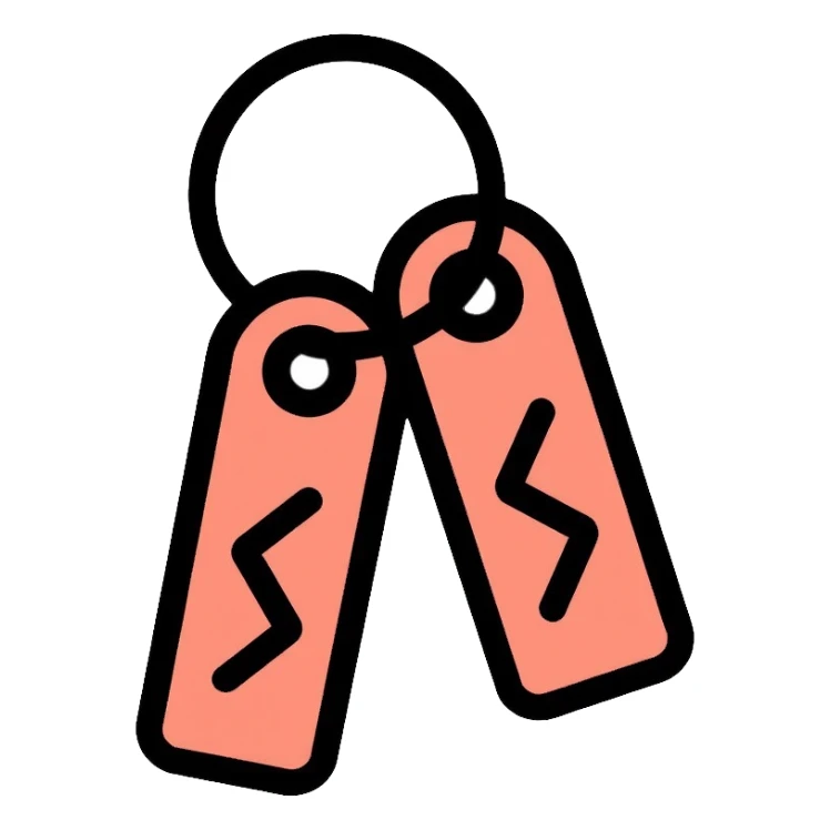 hotel room key with tag sticker