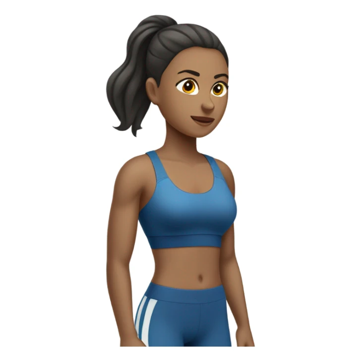 MUJER HACIENDO GIMNASIA sticker