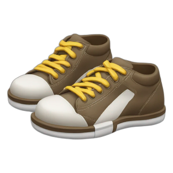 Chat avec des chaussures sticker