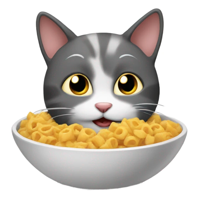 Cat Eating food sticker