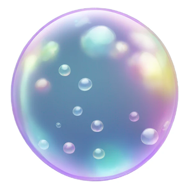 soap bubbles sticker