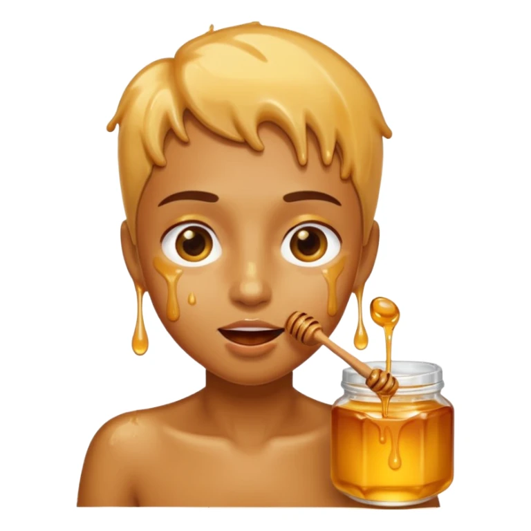 honey eating sticker