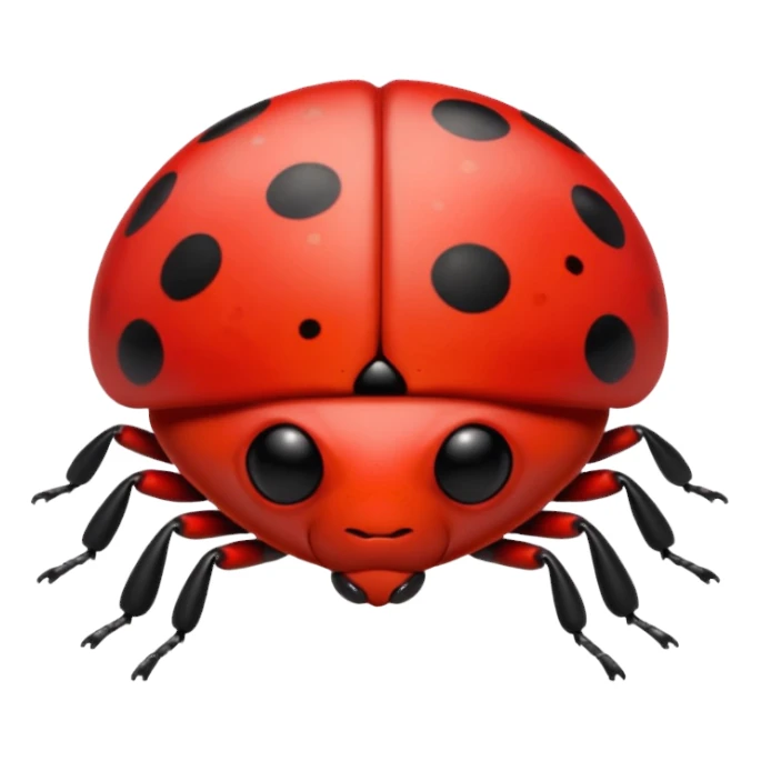 a badass ladybug with sunglasses  sticker