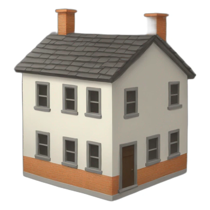 broken-house sticker