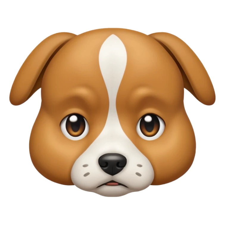 Dog nodding in disappointment sticker