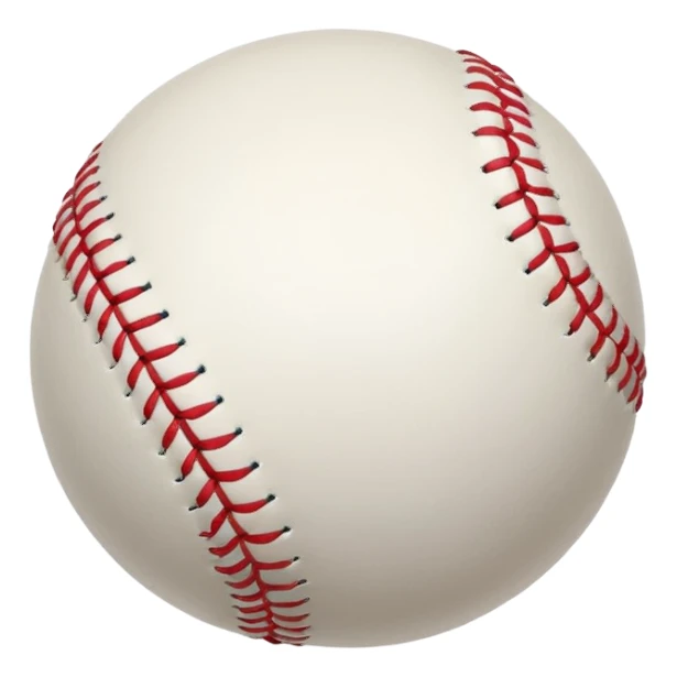 A BASEBALL EMOJI sticker