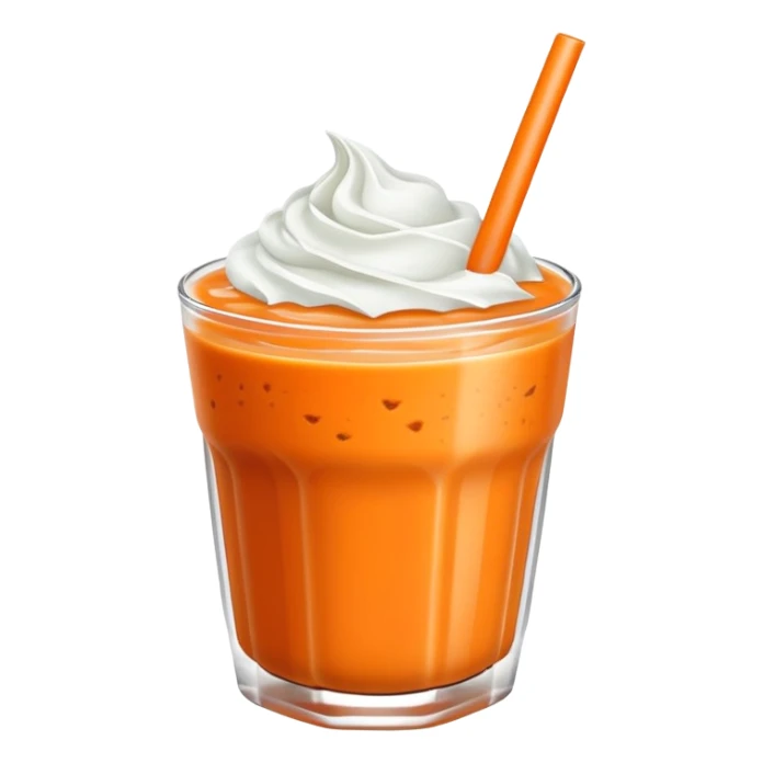 Thai tea smoothie sticker