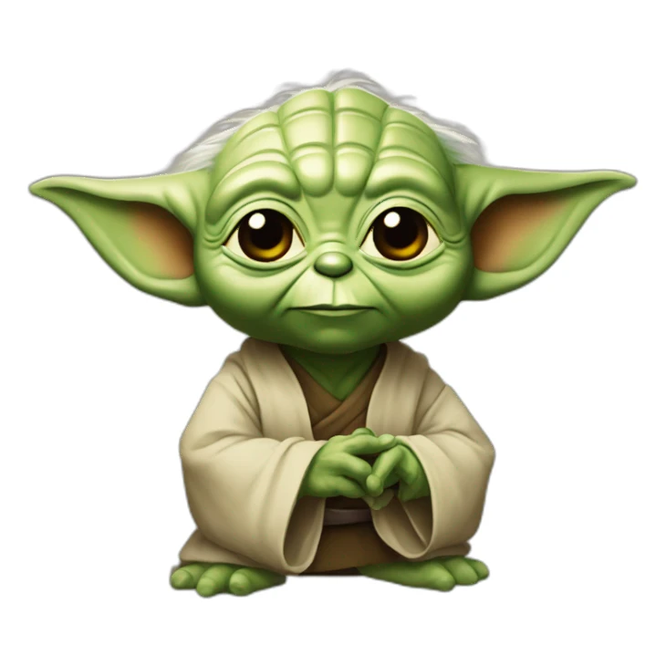 Yoda buvant de la biere sticker
