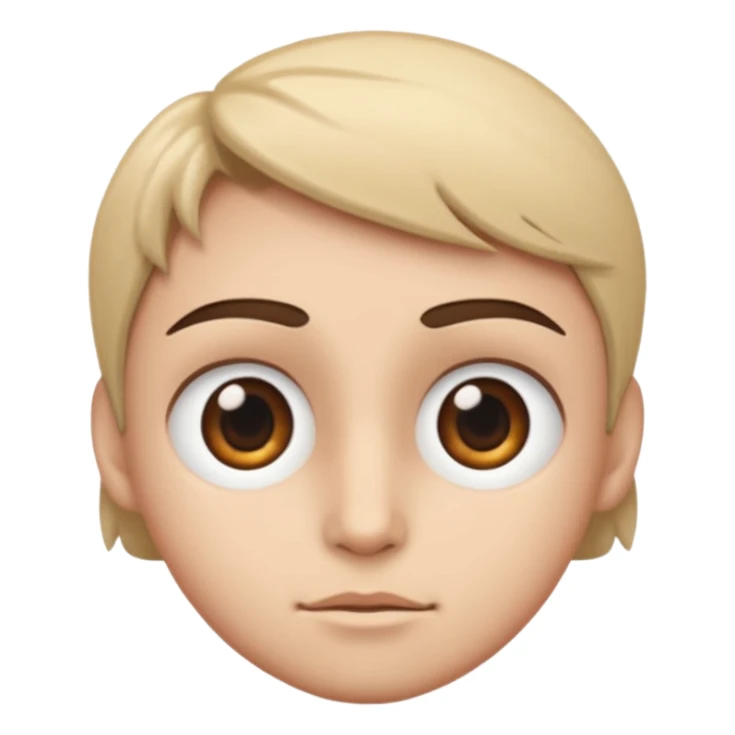 😐 with eyes looking to the side sticker