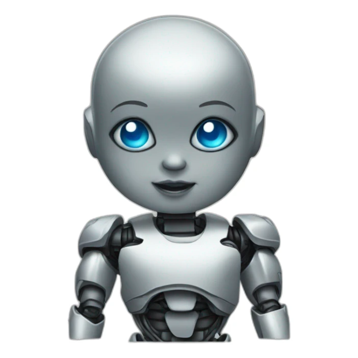 Robot baby sticker