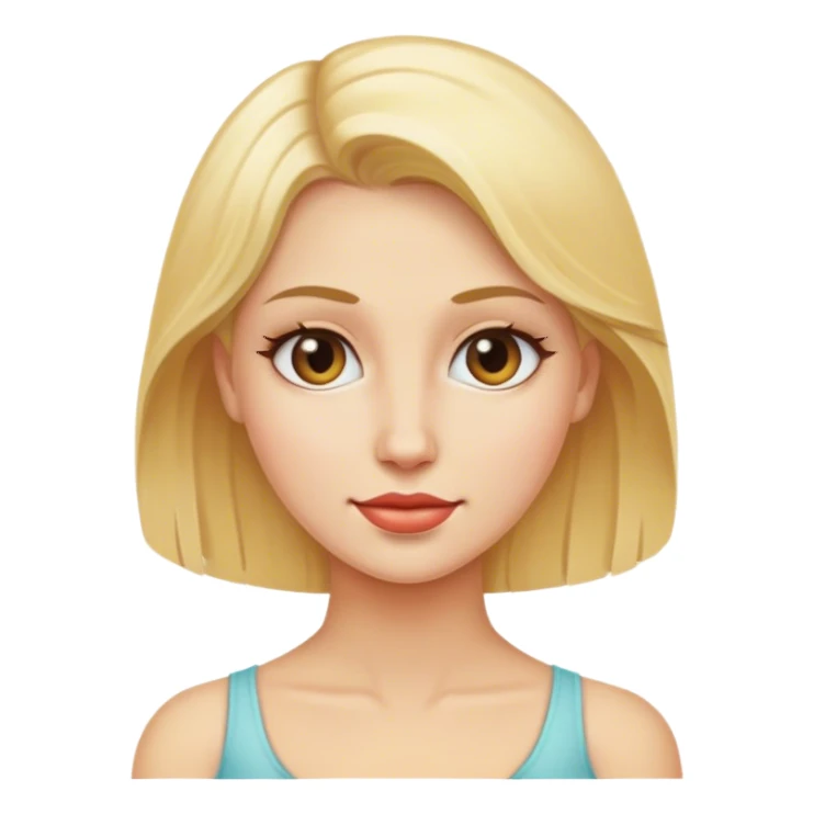 Blond lady farting sticker