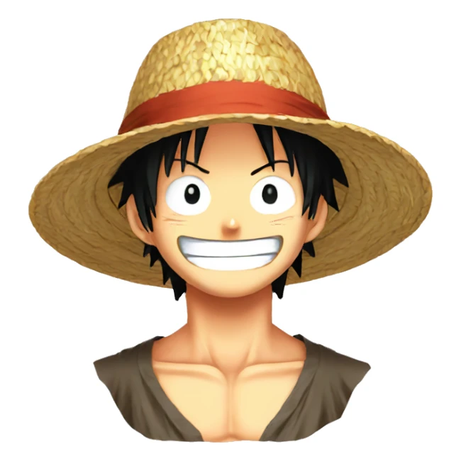 Luffy One Piece Straw Hat sticker