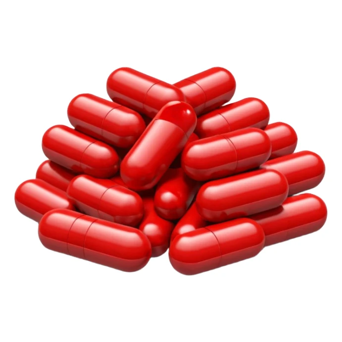 red medicines sticker