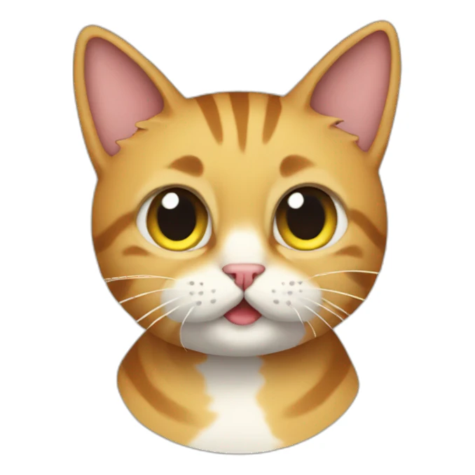 cat being an asshole sticker