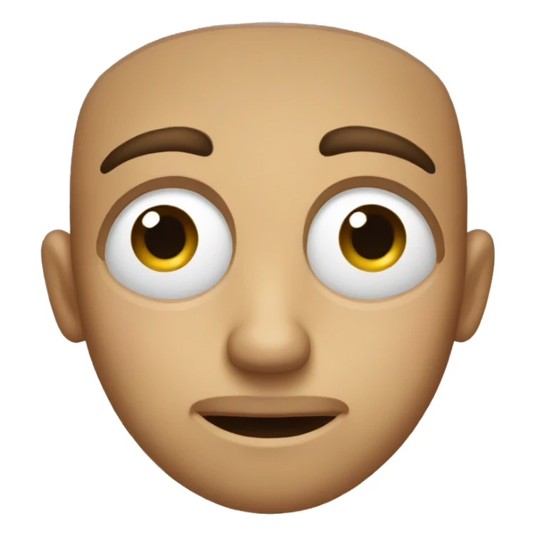 Expression face side eye sticker