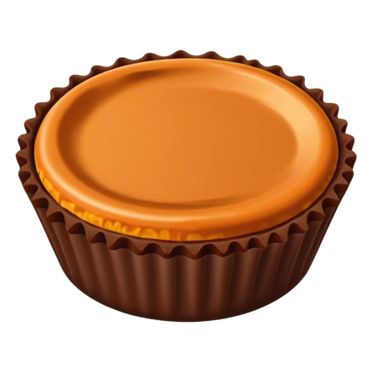reeses peanut butter cup exact replica sticker
