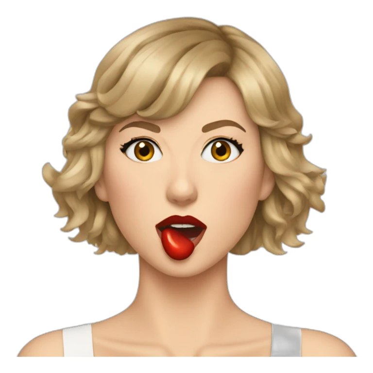 taylor-swift-mouth-bbc sticker