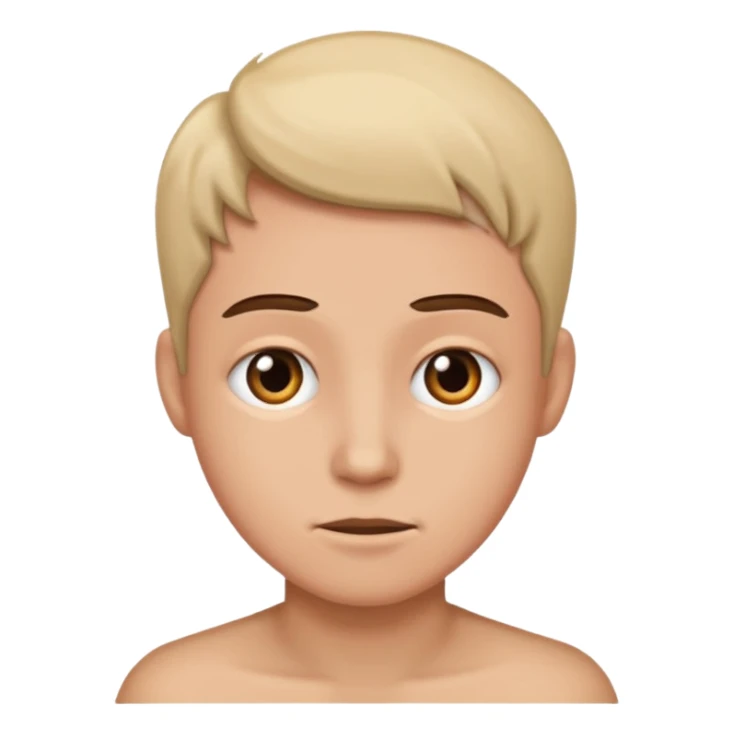 Um rosto irônico sticker