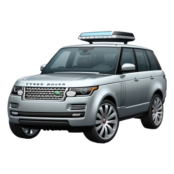 cyber range rover sticker