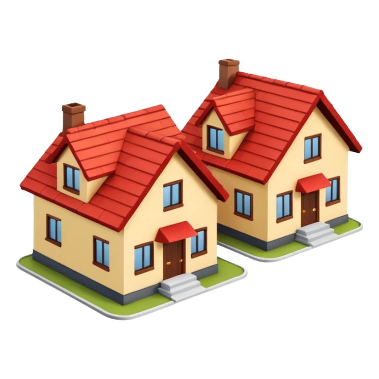 monton de 10 casas mpradas sticker