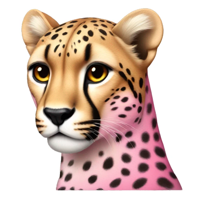 Cheetah but pink sticker