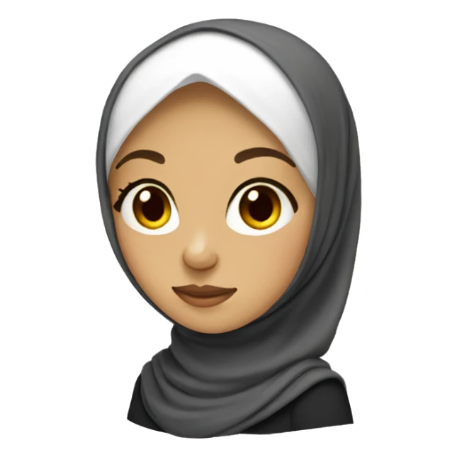 hijab girl English techer  sticker