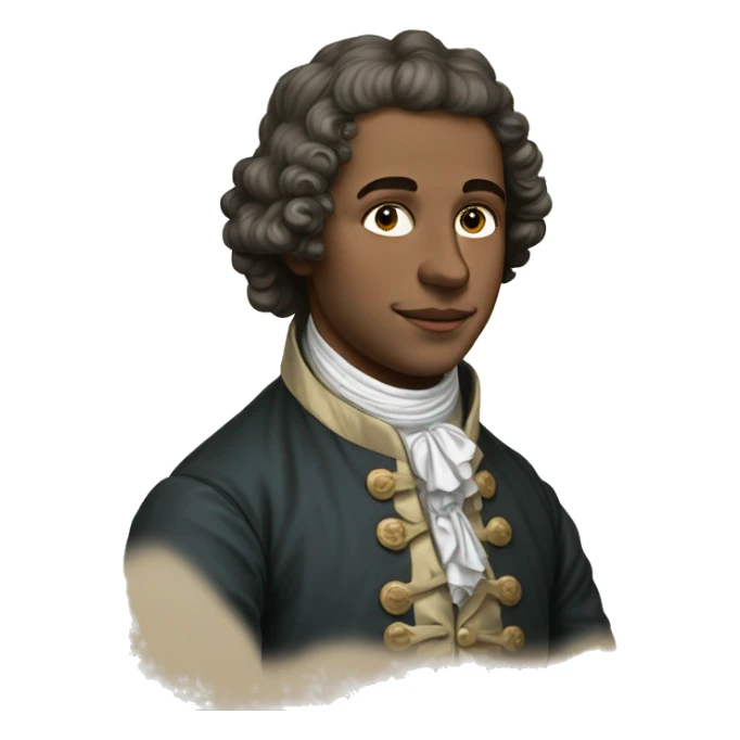 18th century Swiss young man sticker