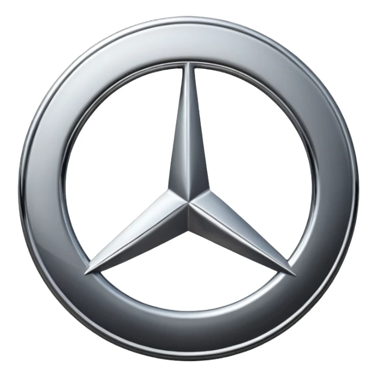 mercedes benz circle logo sticker