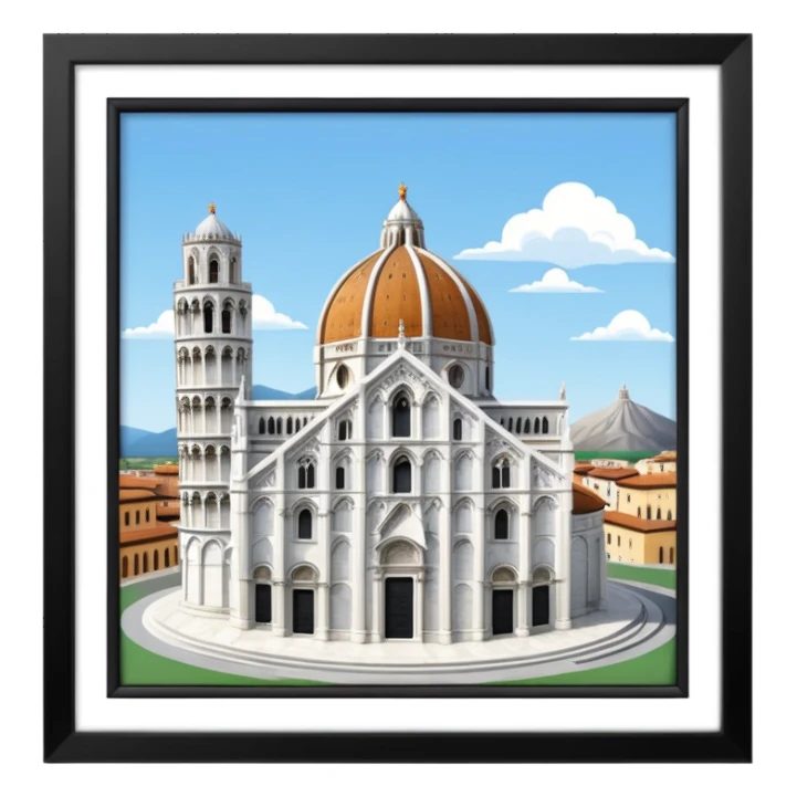 duomo di pisa sticker
