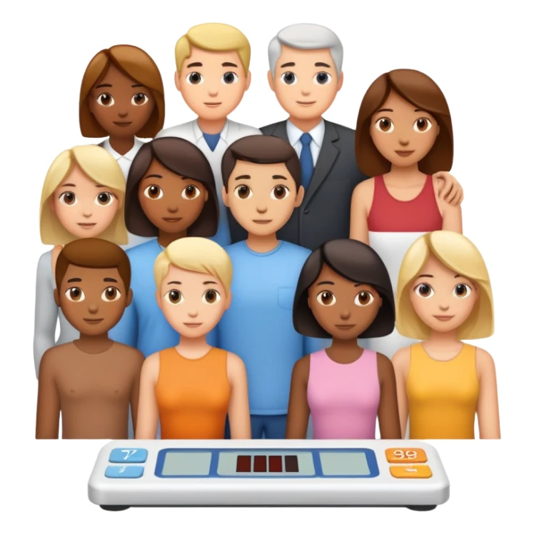 uma balança com pessoas em cima sticker