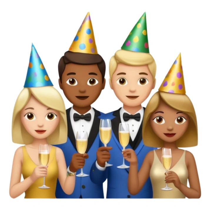 Red group peoples party sticker