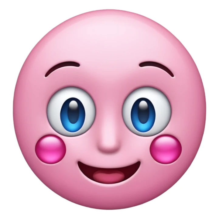 Emoji azul e rosa sticker