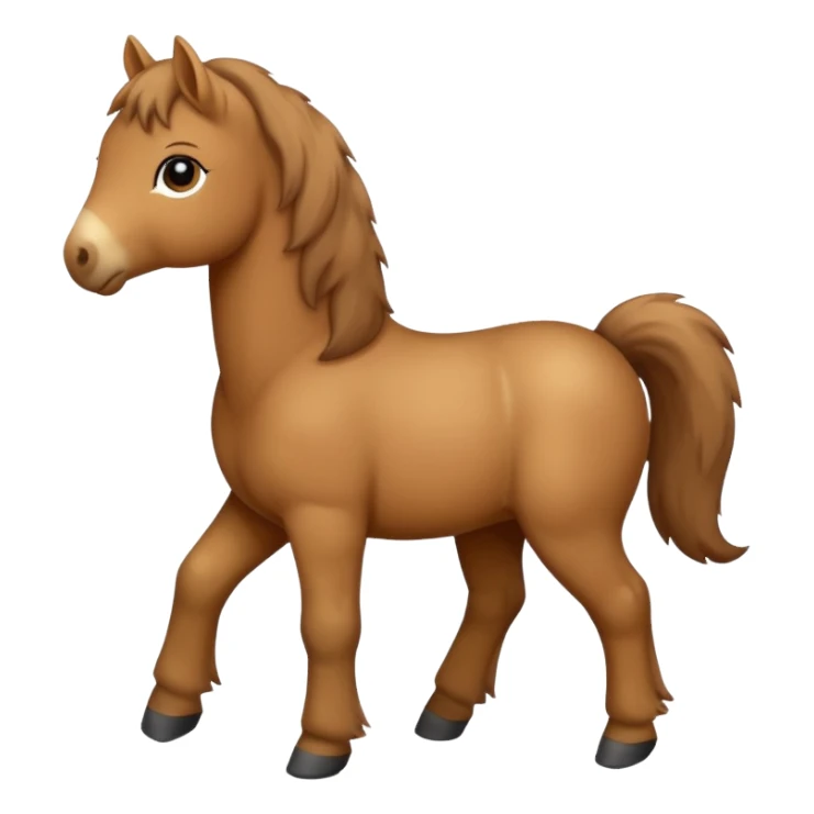 a baby horse sticker