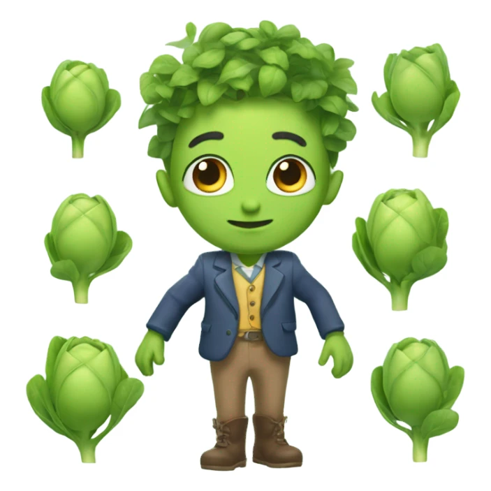 Sprout dandy’s world  sticker