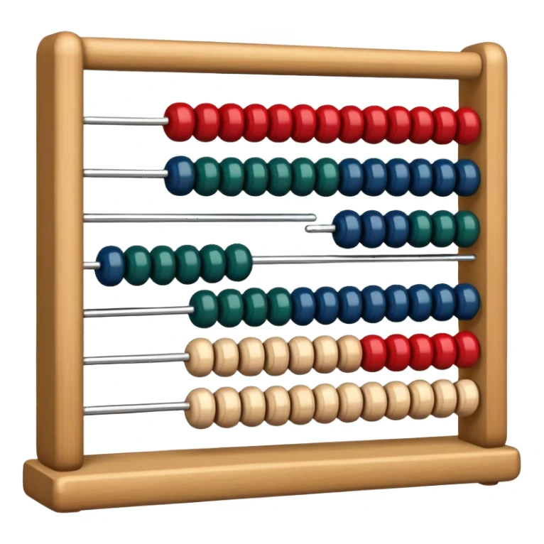 abacus design very different styles. sticker