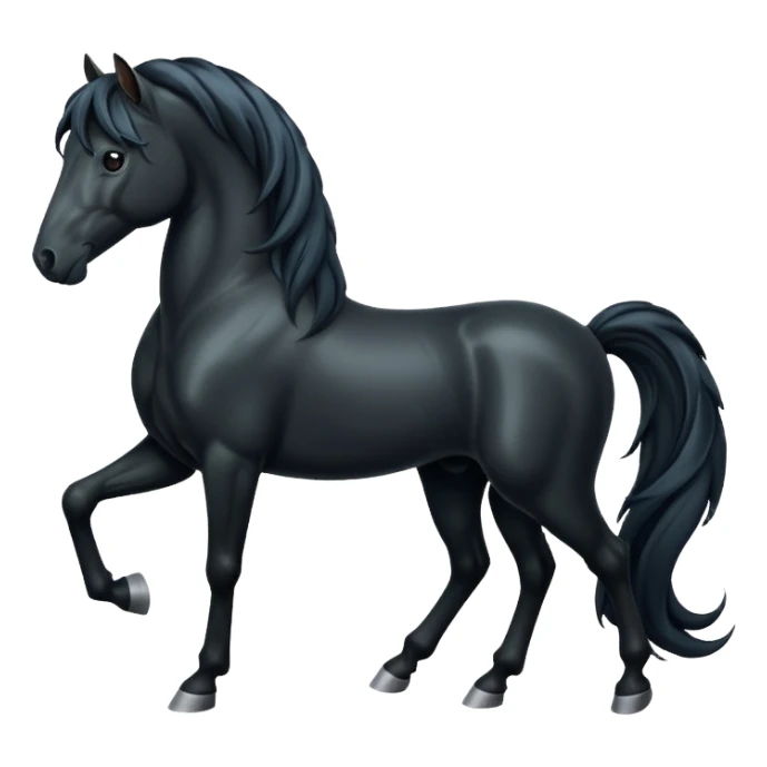  black horse v sticker