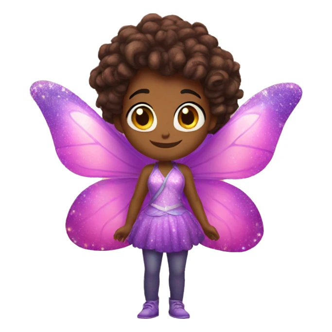 magic butterfly sparkle sticker