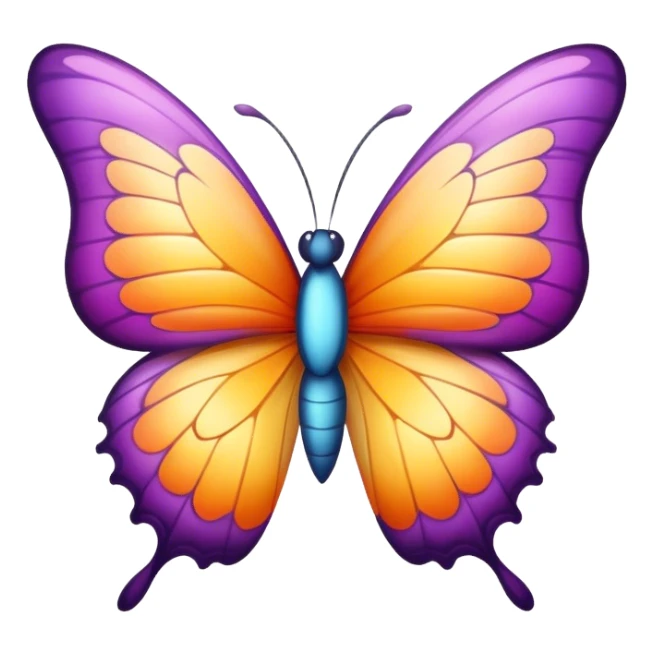 Butterfly in love sticker