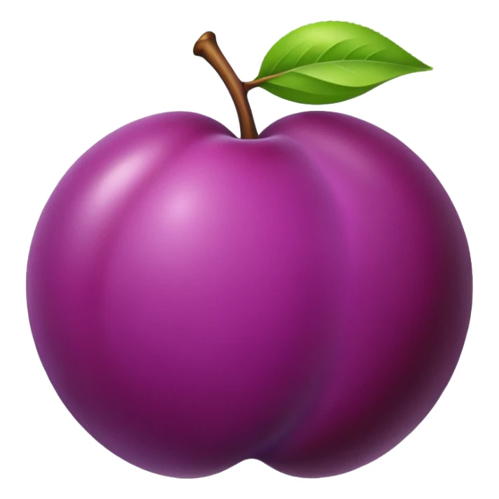 een pruim sticker