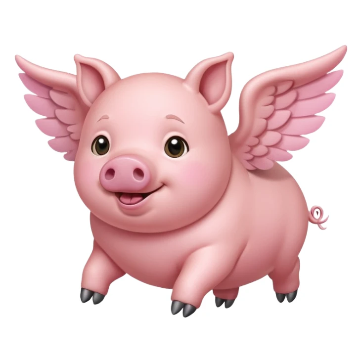 flying pig sticker