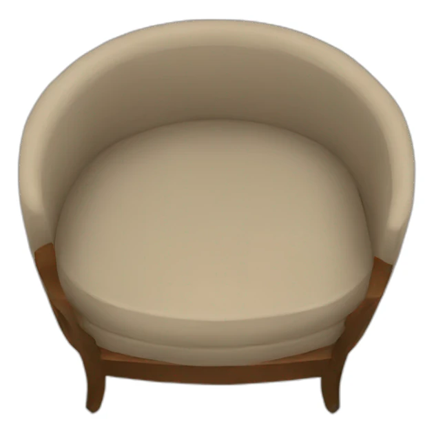 furniture top view sticker