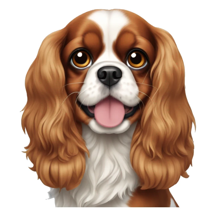 Cavalier King Charles spaniel Blenheim  sticker