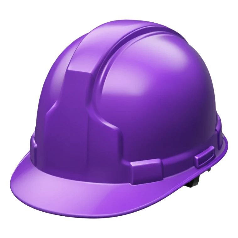 Purple Safety Helmets sticker