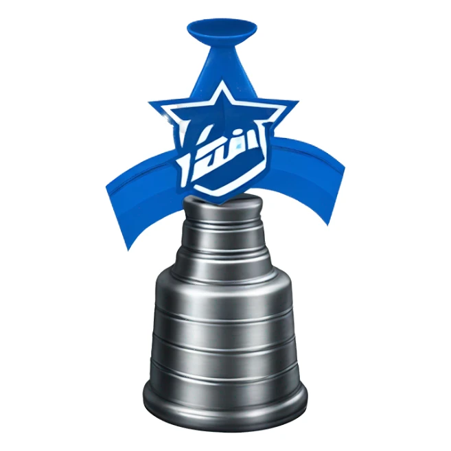blue Stanley cup sticker