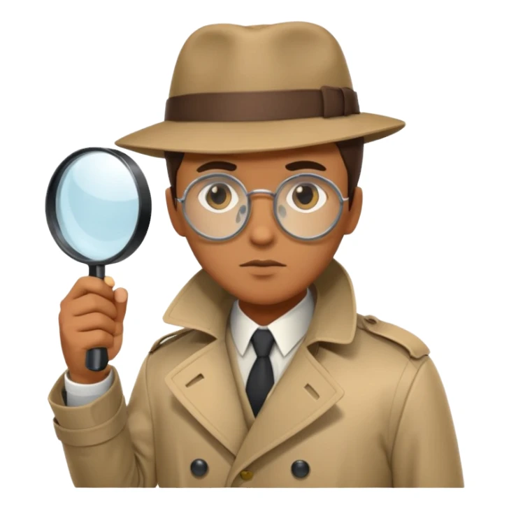 Detective sticker