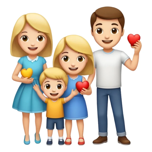 playing family  sticker