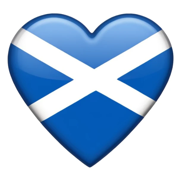 blue scotish pin for map sticker